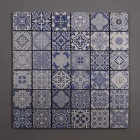 Carrara Đá Cẩm Thạch Tự Nhiên Trong Suốt Tinh Khiết 2X2 Gạch Lát Sàn Đá Mosaic Giá