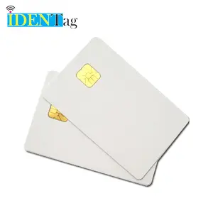 Iletişim ic chip Mürekkep Püskürtmeli seri numarası rfid boş anahtar kart ile SLE4442 SLE4428 FM4442 FM4428 çip