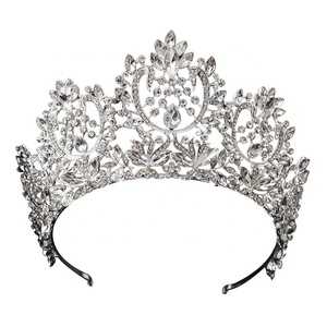 Diadème de reine de beauté personnalisé couronnes de diadème de reconstitution historique Miss America à vendre - Product Image 1