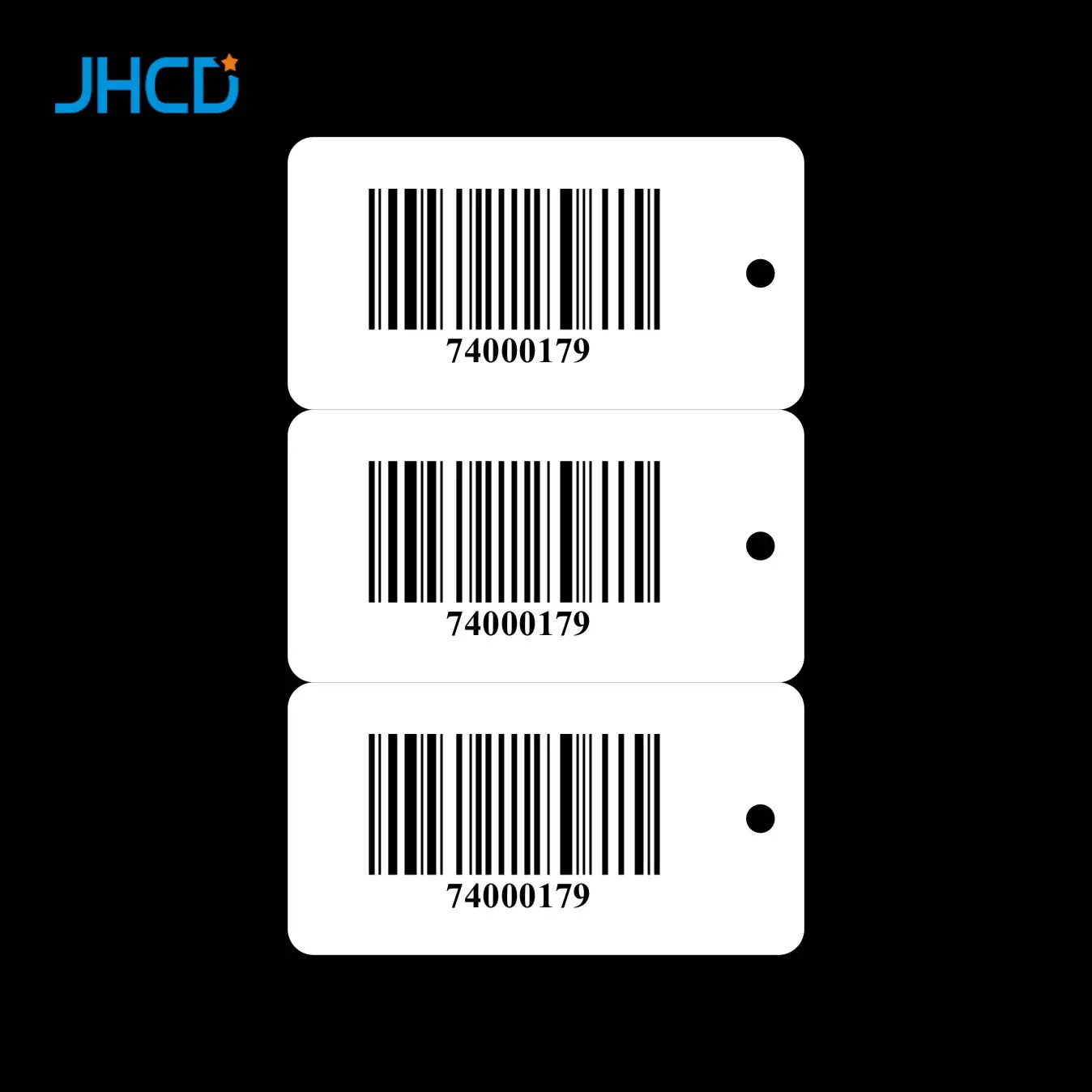 CR80-tarjeta combinada de código de barras, 30MIL, pequeña, impresa, 3up