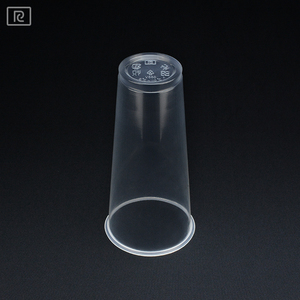 Vaso Desechable de Plástico V660-B PP de 22 oz/660 ml, Impresión Personalizada, Superficie Plana, para Bebidas, Té, Café, Cerveza, Helado, Material PET de 90 mm - Product Image 4