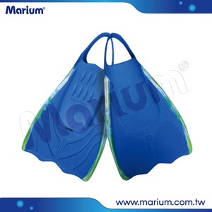 Short Blade Durable Natural Rubber Fins Water Sport Swimming Fins - Product Image 3