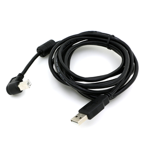 Miễn Phí Mẫu Tùy Chỉnh USB 2.0 Nam Right Angle 90 Độ L Hình B Nam Máy In Cáp Ferrite Core Pvc Áo Khoác Bện Cho Máy Ảnh - Product Image 5