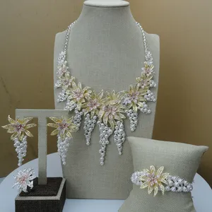 Yuminglai 2019 Dubai Jewelry Sets Ladies Jewelry Sets Unique Design Costume Jewelry FHK6673
