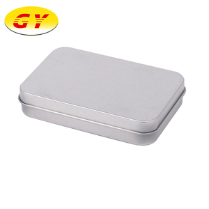 Concurrentiel <span class=keywords><strong>prix</strong></span> rectangle argent cadeau tin can fabricant en Chine - Product Image 4