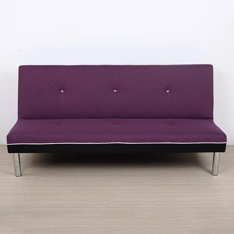 Mobiliário simples de tecido roxo seccionais dobráveis, venda imperdível