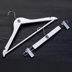 LINDON Fashion Shop Logo personnalisé en bois blanc pour magasin de vêtements - Product Image 1