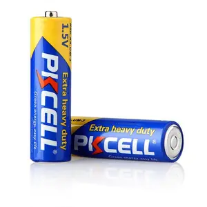 Dry Cell Battery Shenzhen PKCELL R6P AA SUM-3 1.5V Zinc Carbon Dry Cell Battery For Flashlight CE The Batteries Fixed In Place With Press Studs /