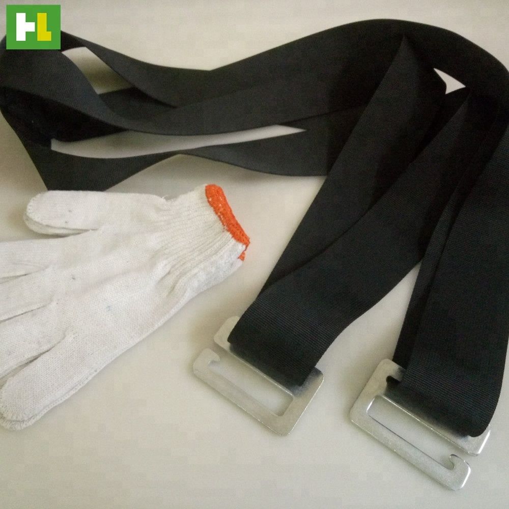 2-местный подъема диван мебель ремни для транспортировки с наплечной подушкой и движущаяся метка и перемещение перчатки