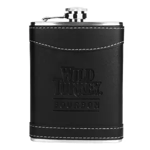 304 a doppia parete di trasporto <span class=keywords><strong>hip</strong></span> flask con in pelle avvolto per la festa del papà regalo di giorno - Product Image 1