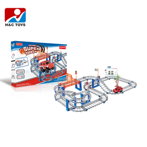Nuevo diseño de plástico con pilas conjunto coche de juguete eléctrico <span class=keywords><strong>pista</strong></span> HC345108 - Product Image 1