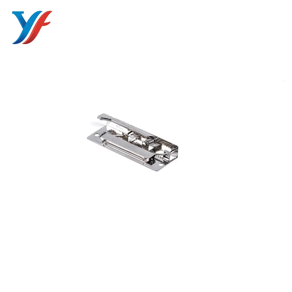 Durable good quality office supplies iron metal lever clip for paper