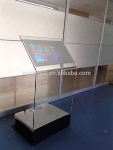 <strong>Touch</strong> <strong>screen</strong> <strong>kiosk</strong> 30 32 inch transparent tempered glass <strong>holographic</strong> projection for indoor - Product Image 3