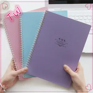 Wholesale school&office supplies stationery notebook promotion paper mini spiral bound notebook