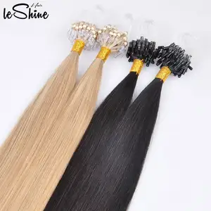 The Best Quality 100% Human Hair Extensions Micro Loop Ring Extensions