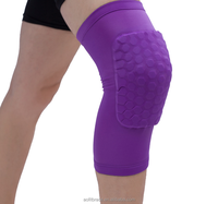 AOFEITE-mallas antideslizantes para baloncesto, almohadilla de soporte de rodilla, panal de montaña