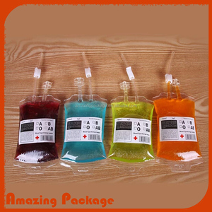 Vampire <strong>Blood</strong> <strong>Bags</strong> Beverage <strong>Bag</strong> Fruit Juice Drink Packaging <strong>Bag</strong> - Product Image 5