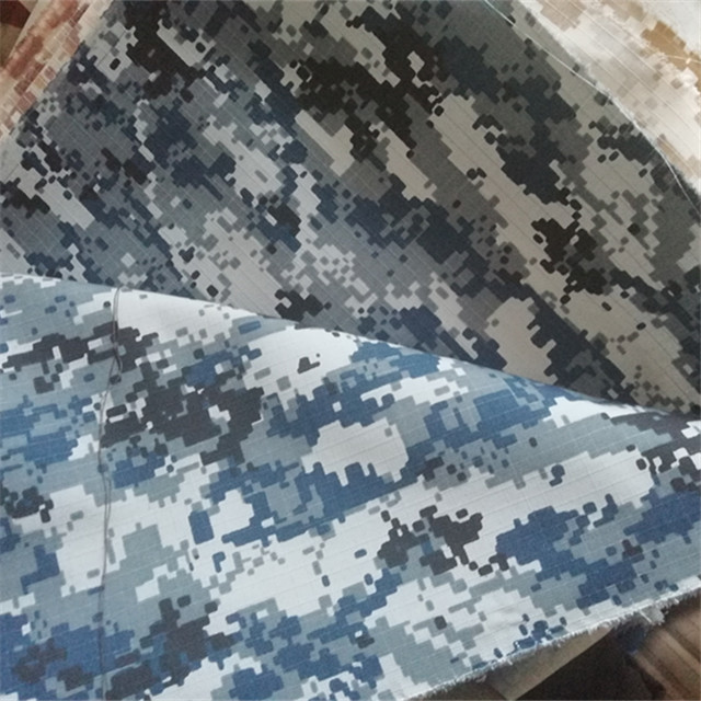Stocklot A grade polyester cotton camo ripstop fabric use for military uniform