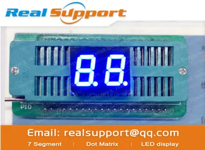 0.4 " inch 2 digit blue 7 segment led display 4201AB/4201BB