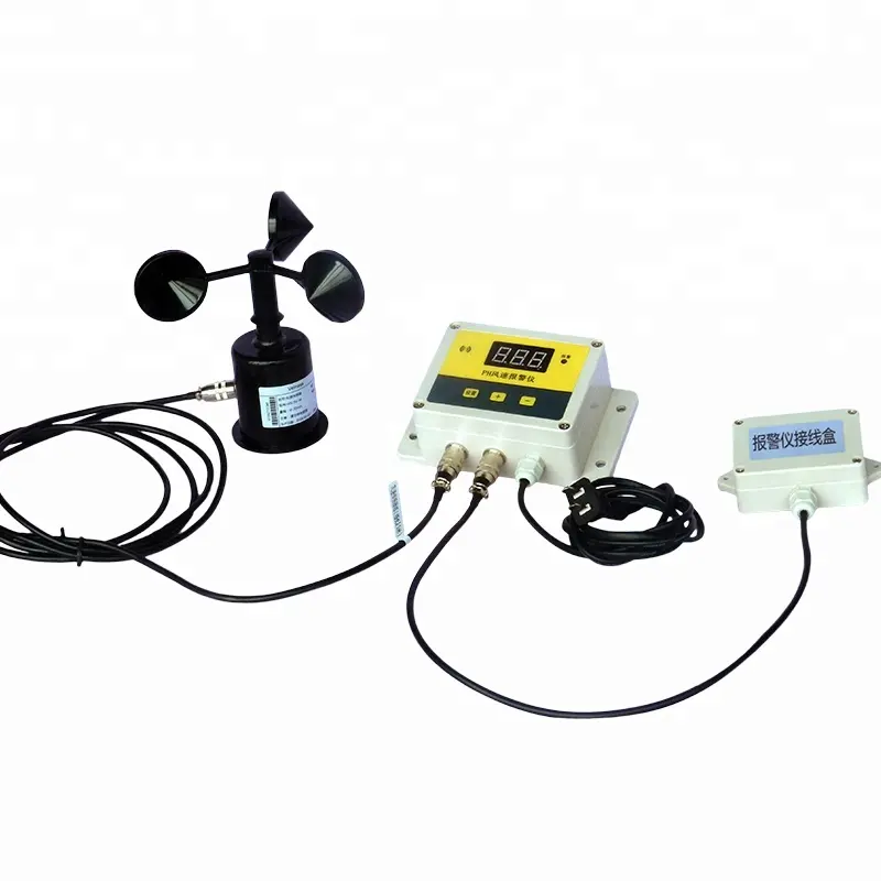 XS-FB Wind Speed Sensor Monitor Measuring Device Meter with Display and Alarm Hot Wire Anemometer