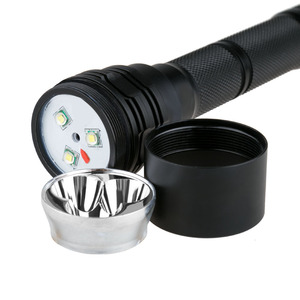 Sofirn SF37 Led Hunting Light Customized Aluminum Torch  IPX-8 3 Units of XMK Ttiple Reflector Flashlight