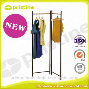 Porte-manteau en métal pliable et portable au design moderne Nouveau fabricant de meubles de Taïwan pour le rangement de la maison, les garde-robes et la salle de bain - Product Image 3