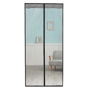 Hot Sale Tür vorhang 90x210 100x220 Bildschirm Türen 100% Polyester magnetische Tür scheibe