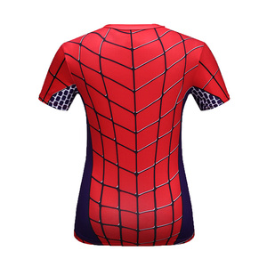 Camiseta <span class=keywords><strong>de</strong></span> superhéroe <span class=keywords><strong>de</strong></span> <span class=keywords><strong>DC</strong></span> <span class=keywords><strong>Comics</strong></span> para mujer, disfraz <span class=keywords><strong>de</strong></span> Spiderman para Halloween, mallas <span class=keywords><strong>de</strong></span> Fitness - Product Image 3