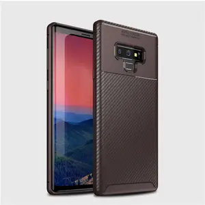 三星 galaxy note 9 后盖的 Saiboro 碳纤维 tpu 软保护套, 三星 galaxy note 9 手机保护套