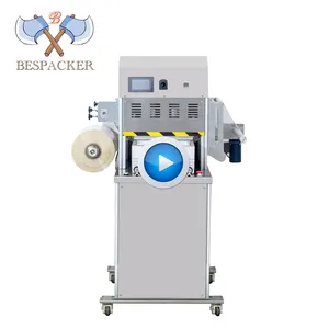 Bespacker XBG-100 Mesin Penyegel Cangkir Baki Plastik Makanan Otomatis dengan Vakum dan Nitrogen