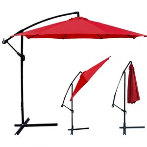 Uplion Parasols de patio étanches <span class=keywords><strong>en</strong></span> porte-à-faux suspendus de 10 pieds Parapluie de soleil banane du marché <span class=keywords><strong>Parasol</strong></span> de patio extérieur - Product Image 6