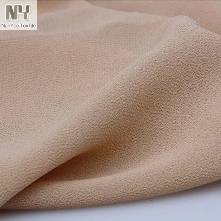 Nanyee Perlengkapan Tekstil Gaun, Berbagai Jenis Kain Sifon 100D untuk Gaun