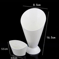 2 In 1 Frietjes Dip Fry En Saushouder Dipper Kegel Cup Snack Finger Food Party Bowl Frietkegel Dip Cups