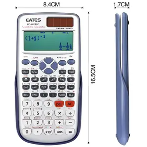 FX 991ES 417 Functions 10+2 Digits 2 Line Display Calculator Scientific School Student Use Solar Electronic Calculator