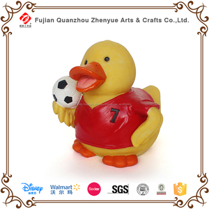 Pequeño juguete, modificado para requisitos particulares grande pato amarillo, resina de color amarillo pato decoración - Product Image 5