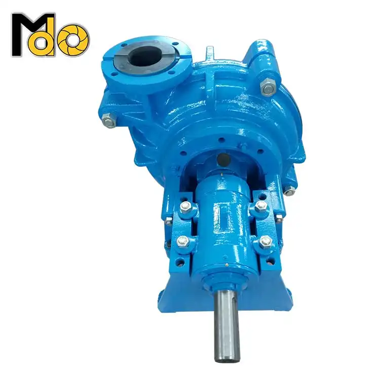 100m head mud mining diesel drive high lift centrifugal semi open rubber impeller dry sand suction gravel slurry pump