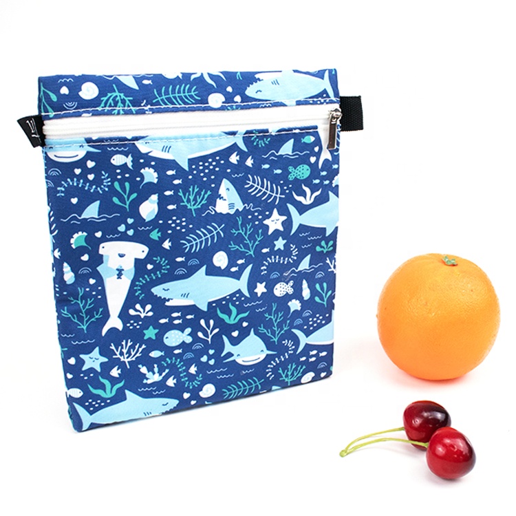 3 шт. на молнии чехол для Сэндвич Многоразовые пищевая упаковка закуски сумка