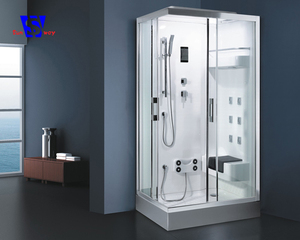 Multifunctional Self Contained Shower Stall,Economic <strong>Steam</strong> Shower Cabin,Round Russia Bath Shower Cabin - Product Image 5