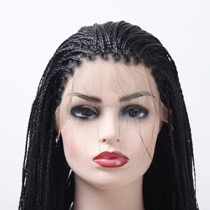 Wholesale Synthetic Hair micro braids wig For Stylish Hairstyles 