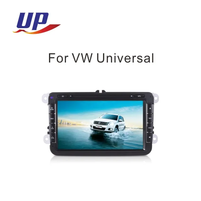 8.0 Inch Dubbel Din Android 8.0 Auto Dvd Gps Voor Vw Universal