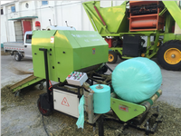 Presse à balles rondes et machine d'emballage d'ensilage de maïs de paille de foin automatique