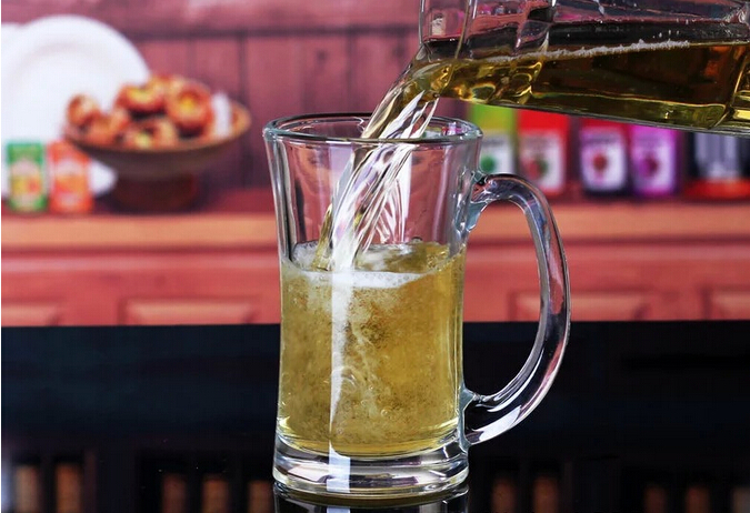 375Ml 310ML  wholesale custom beer drinking glass mug with handle