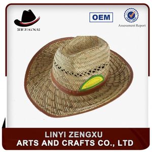 Intermitente mexicano al por mayor sombrero de vaquero de paja - Product Image 5