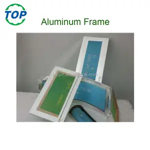 high quality aluminum silk screen printing frame with mesh for screen printing