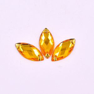 5*10mm cucire in chiaro AB occhio di <span class=keywords><strong>cavallo</strong></span> Strass Flatback pietre di cristallo fantasia in acrilico gemme per cucire Strass Applique per i vestiti - Product Image 2