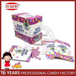El buen Gusto Con Sabor A Fruta de Uva Crujiente Suave Masticar <span class=keywords><strong>Caramelos</strong></span> - Product Image 1