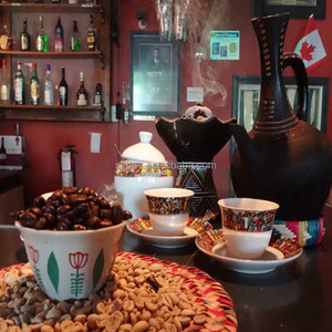 Nuovo arrivo Jebena Etiope tradizionale tazza di caffè Cinis - Product Image 2