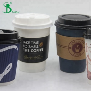 china personalizados logo vasos 16oz de <span class=keywords><strong>cafe</strong></span> con tapa fiesta desechables - Product Image 4