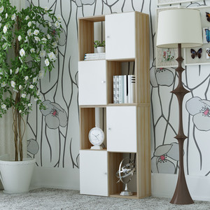 Design in Book Shelf Cabinet Wooden <strong>Open</strong> Shelf Cabinet <strong>Bookcase</strong> - Product Image 1