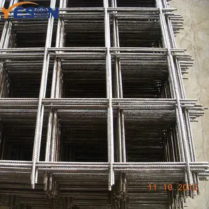 最佳价格黑色钢筋安全网格 6 6 150x150 钢筋混凝土焊接丝网